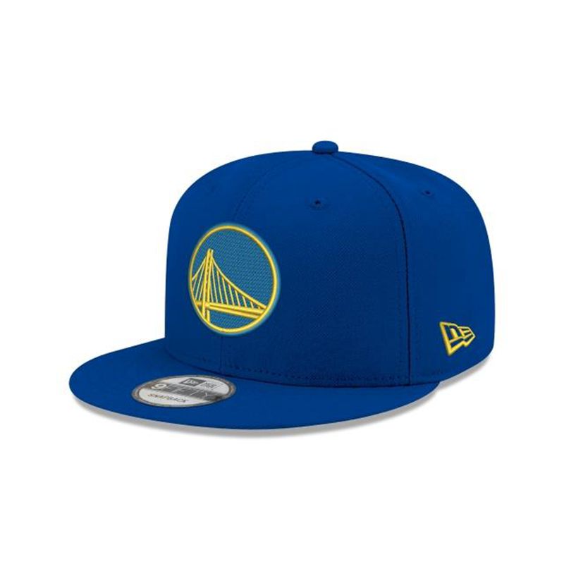 NBA Golden State Warriors Basic 9Fifty Snapback (USU4271) - Blue New Era Caps